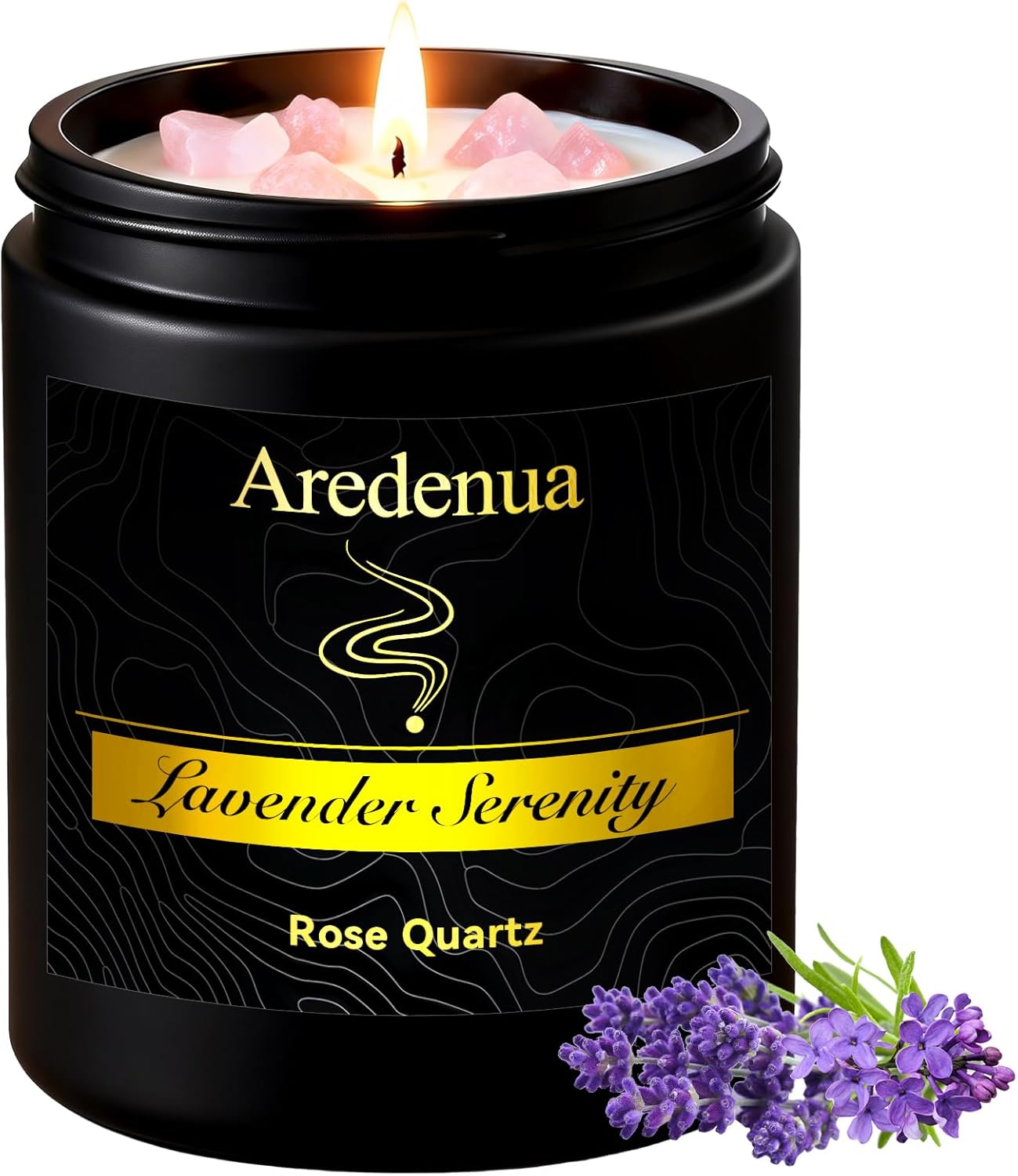 Soy Wax Luxe Wood Scented Candle — Crystal 2