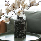 Modern Black Flower Vase - View 4