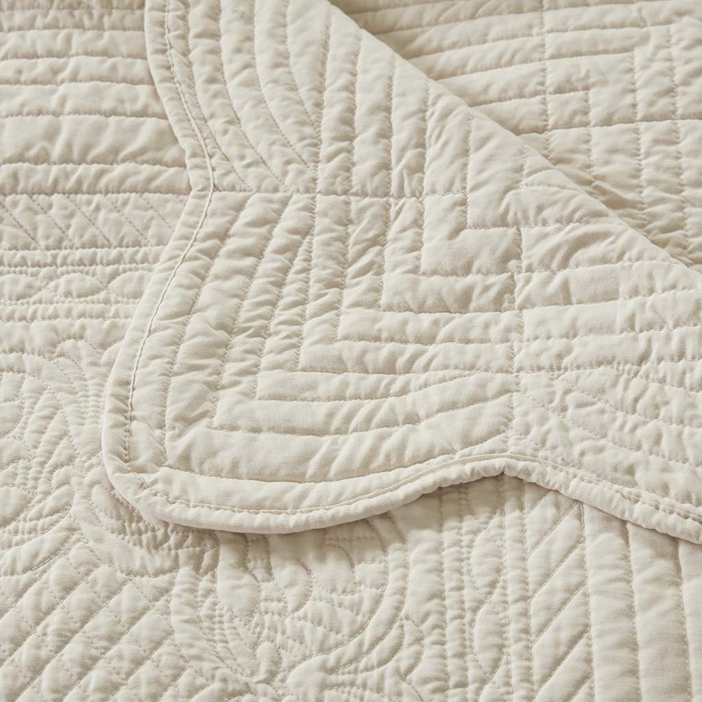 Luxe Beige Throw Pillow — 72" - View 4
