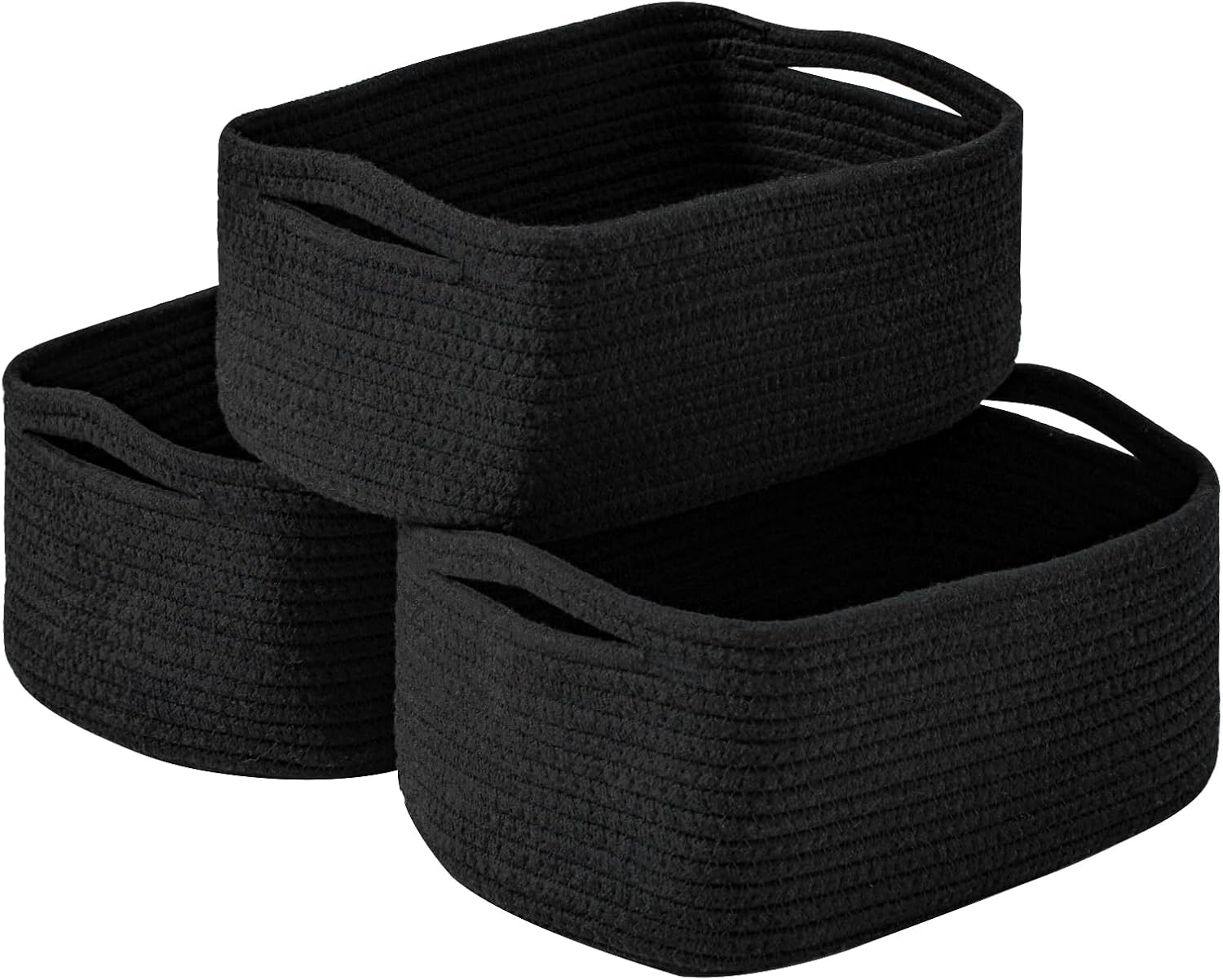 Black Storage Basket — 13" — 13"×8.5"×5.1"
