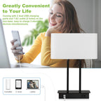 Dimmable Modern Beige Desk Lamp - View 3