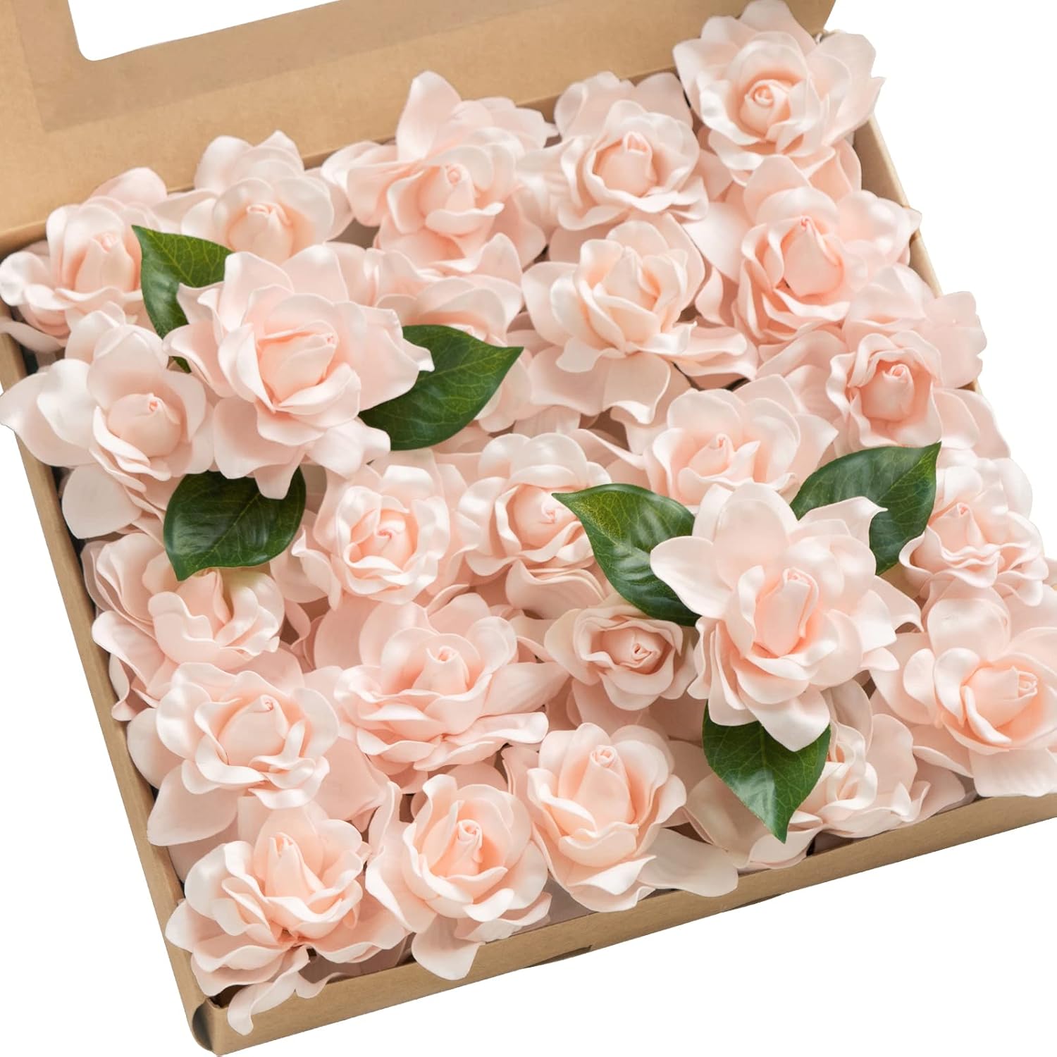 Beige Artificial Flowers — Pk-peach Cream
