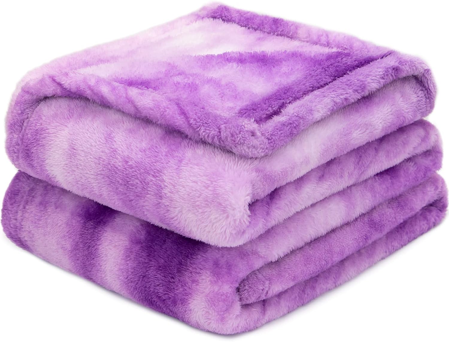 Blue Throw Pillow — 50" — Purple White