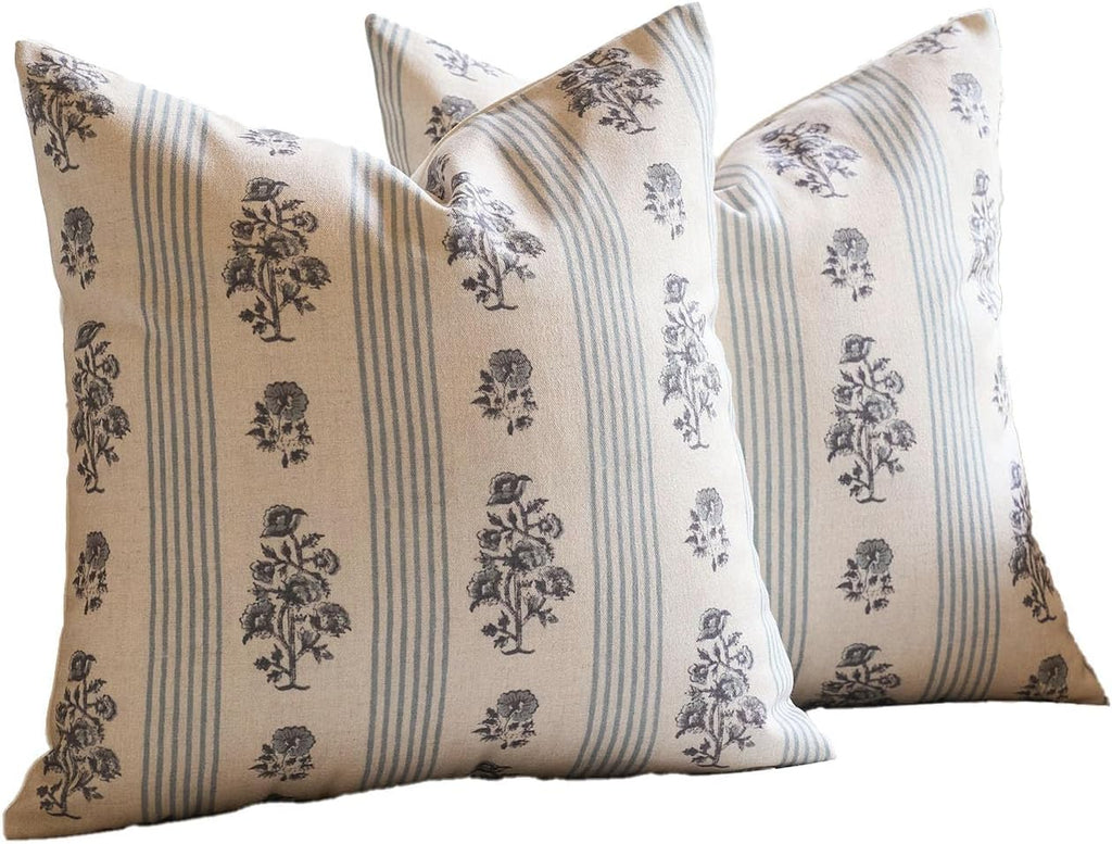 Farmhouse Beige Throw Pillow Cover — 18" - View 8