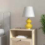 Modern Silver Table Lamp - View 3