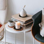 Black Pillar Candle — 3.8" - View 2