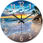Battery Operated Blue Wall Clock — 16" — 14 Inch