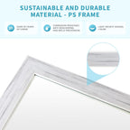 Framed Farmhouse Gold Wall Mirror — 20" - View 3