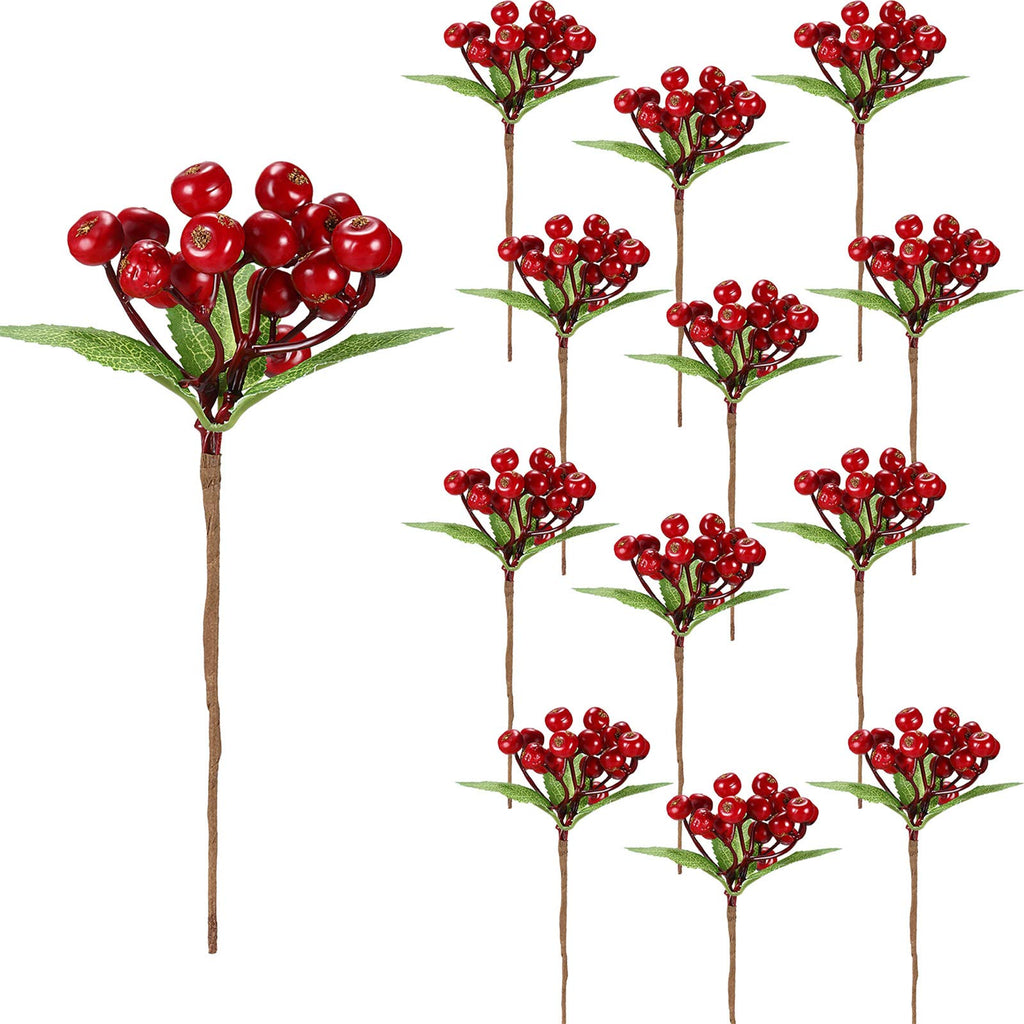 Artificial Flowers — Set of 20