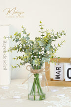 Farmhouse Glass Artificial Plant - View 4