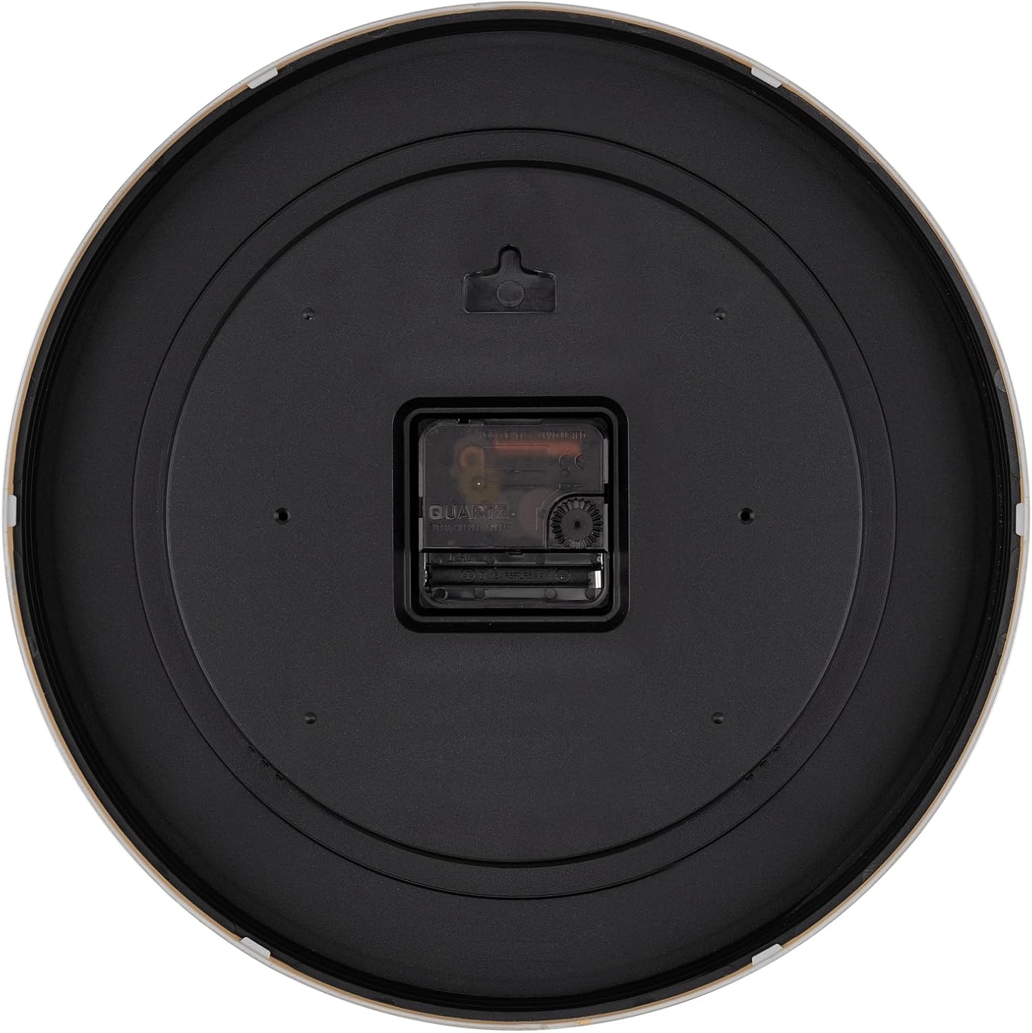 Battery Operated Yellow Wall Clock — 12" - View 9