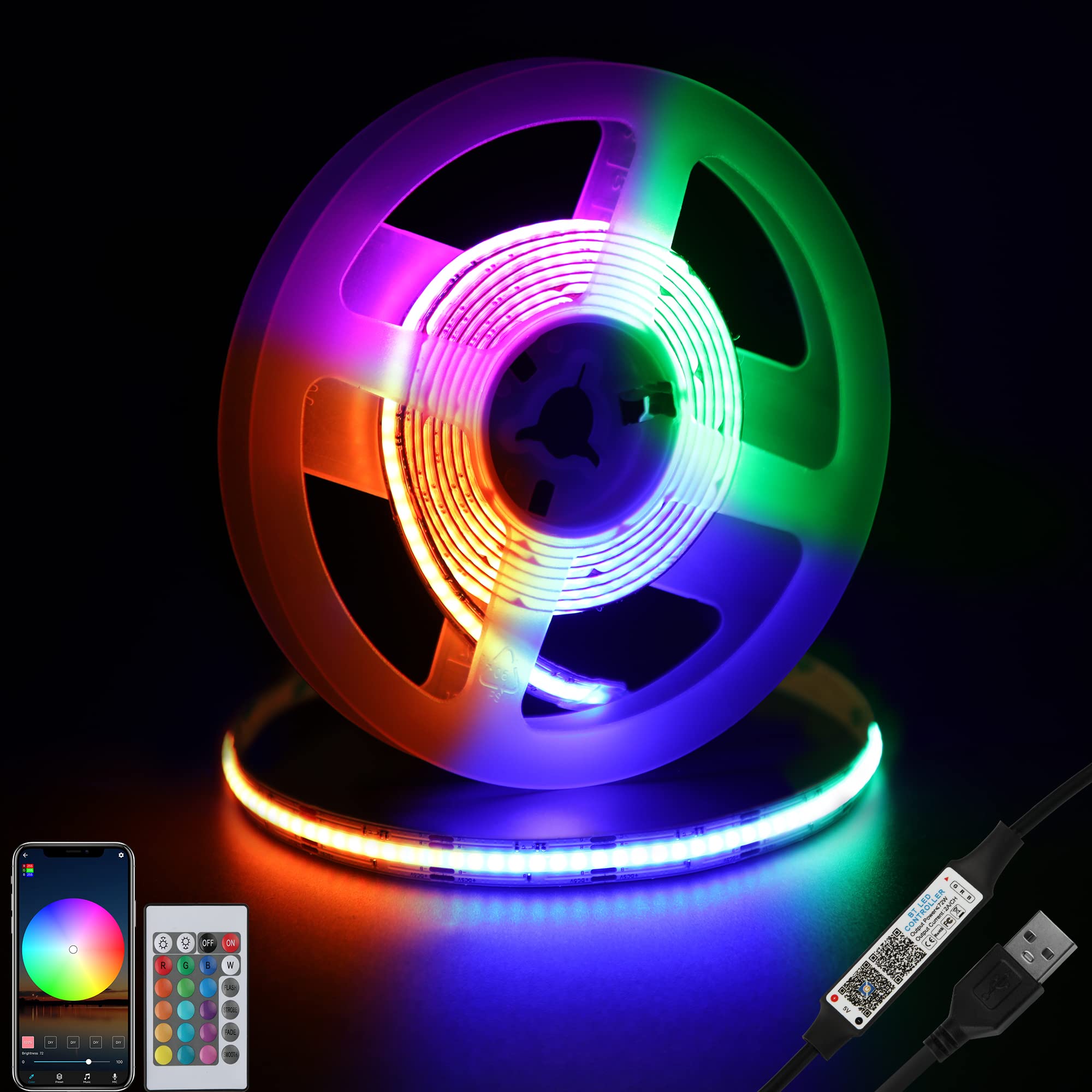 USB Metal LED Strip Light