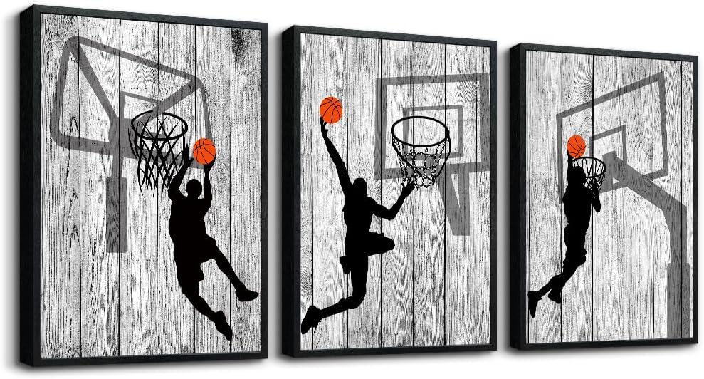 Modern Beige Framed Wall Art — 12" — 12x16inches*3pcs