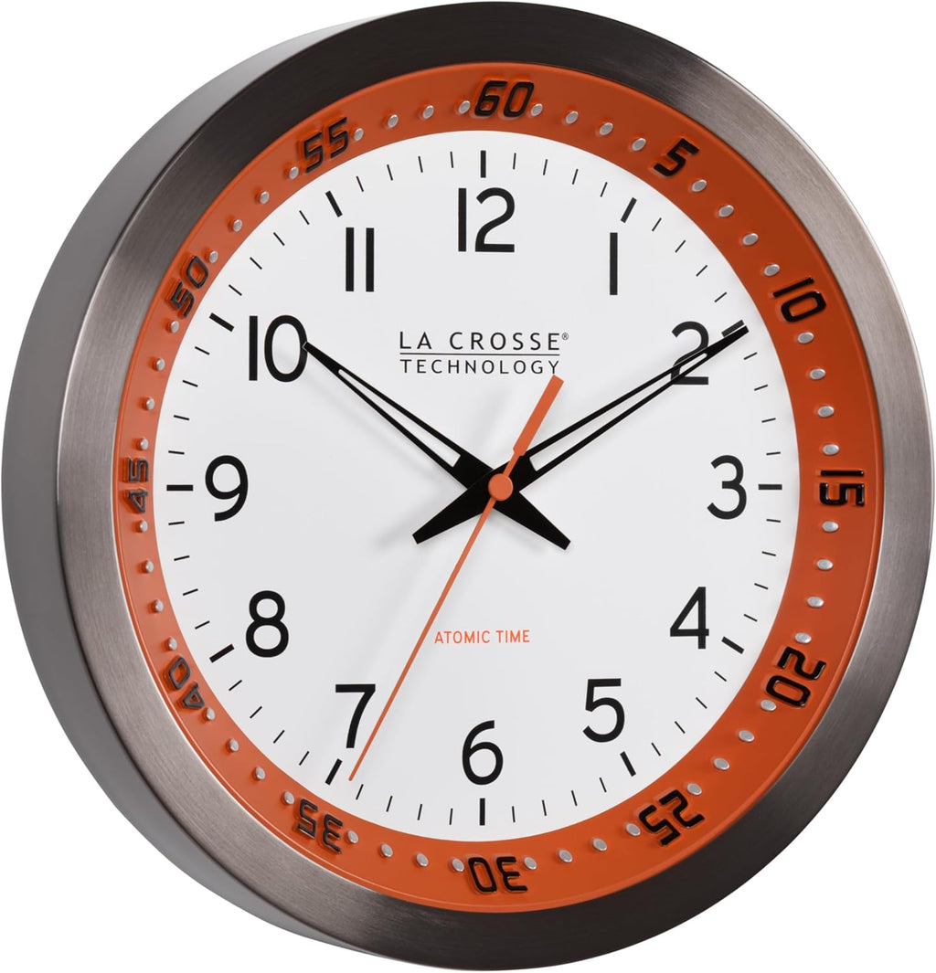 Mid-Century Black Wall Clock — 10" - View 6