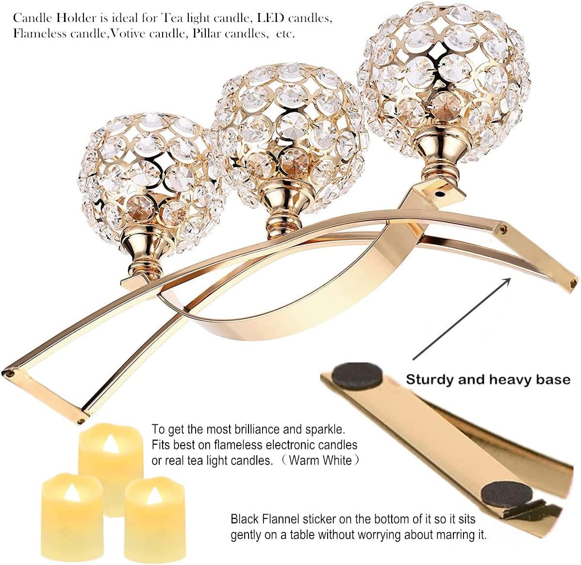 Luxe Gold Candle - View 7