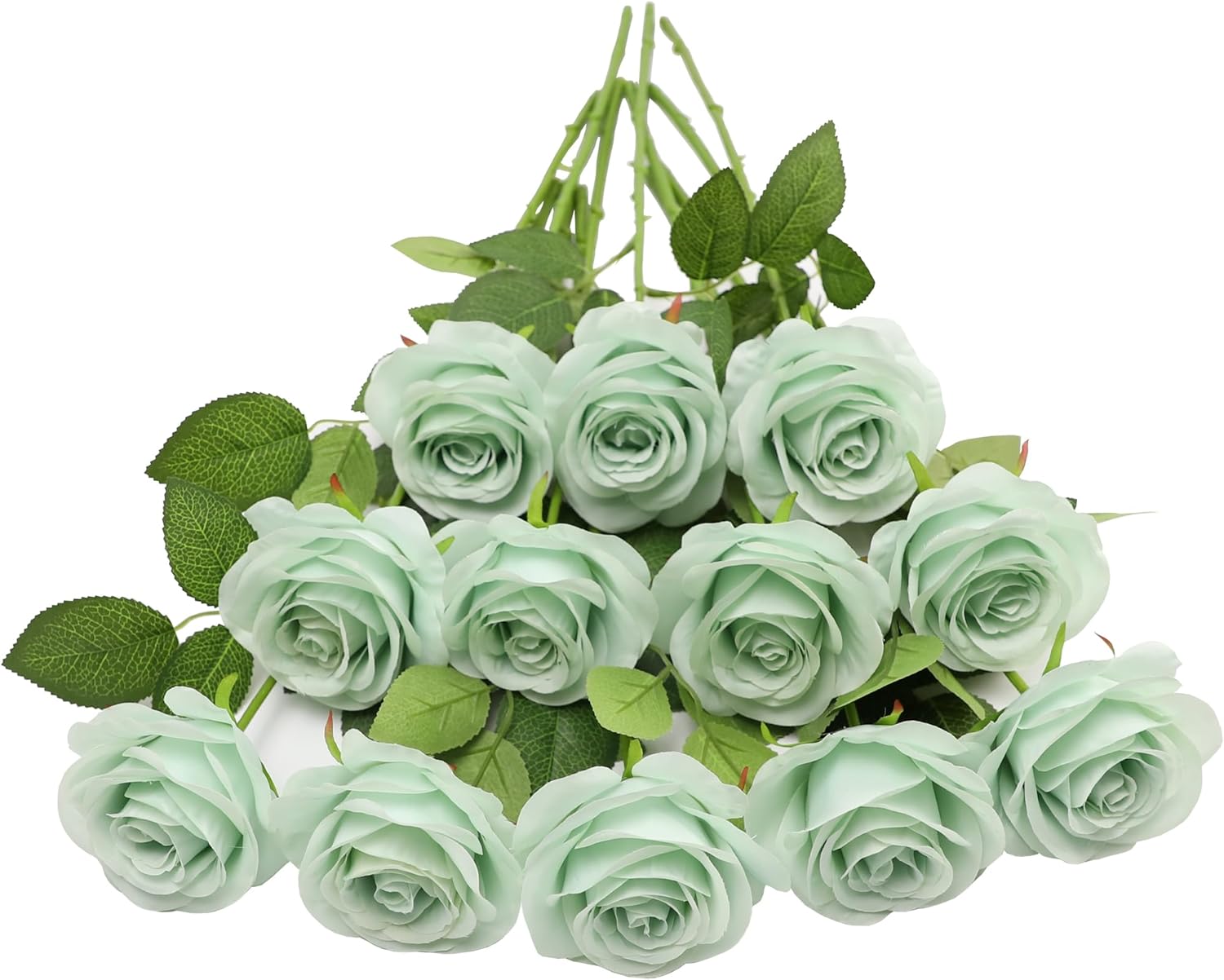 Beige Artificial Flowers — Sage Green