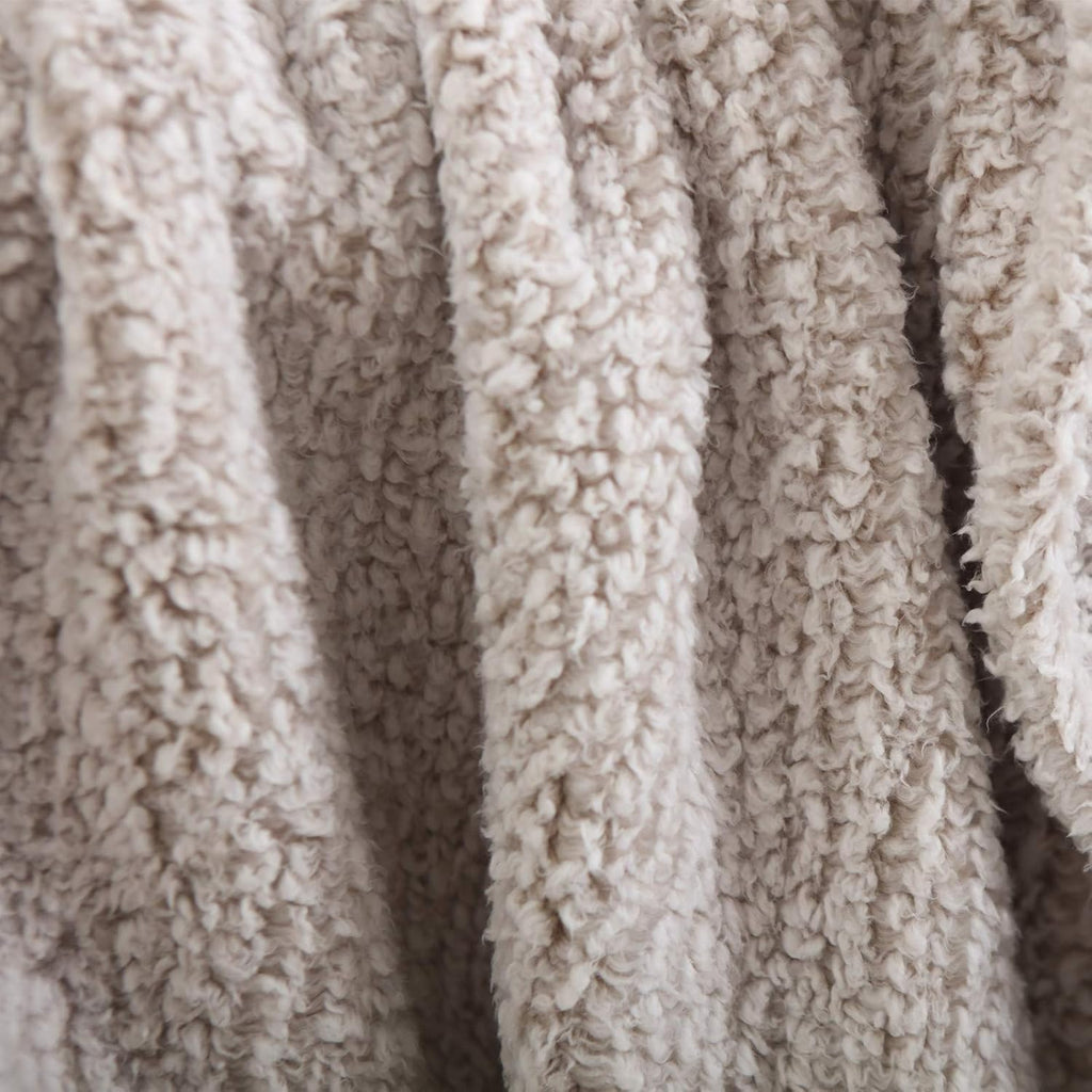 Boho Beige Throw Pillow — 50" - View 3
