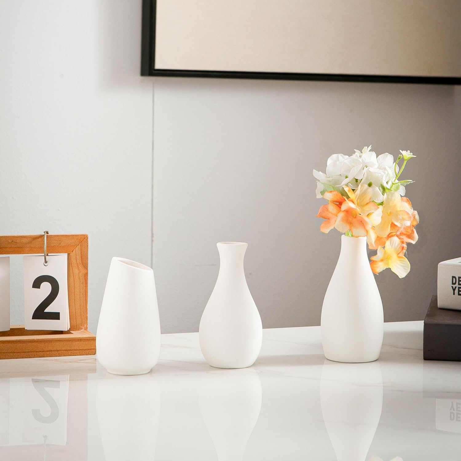 Modern Black Vase Set — Set of 12 - View 9