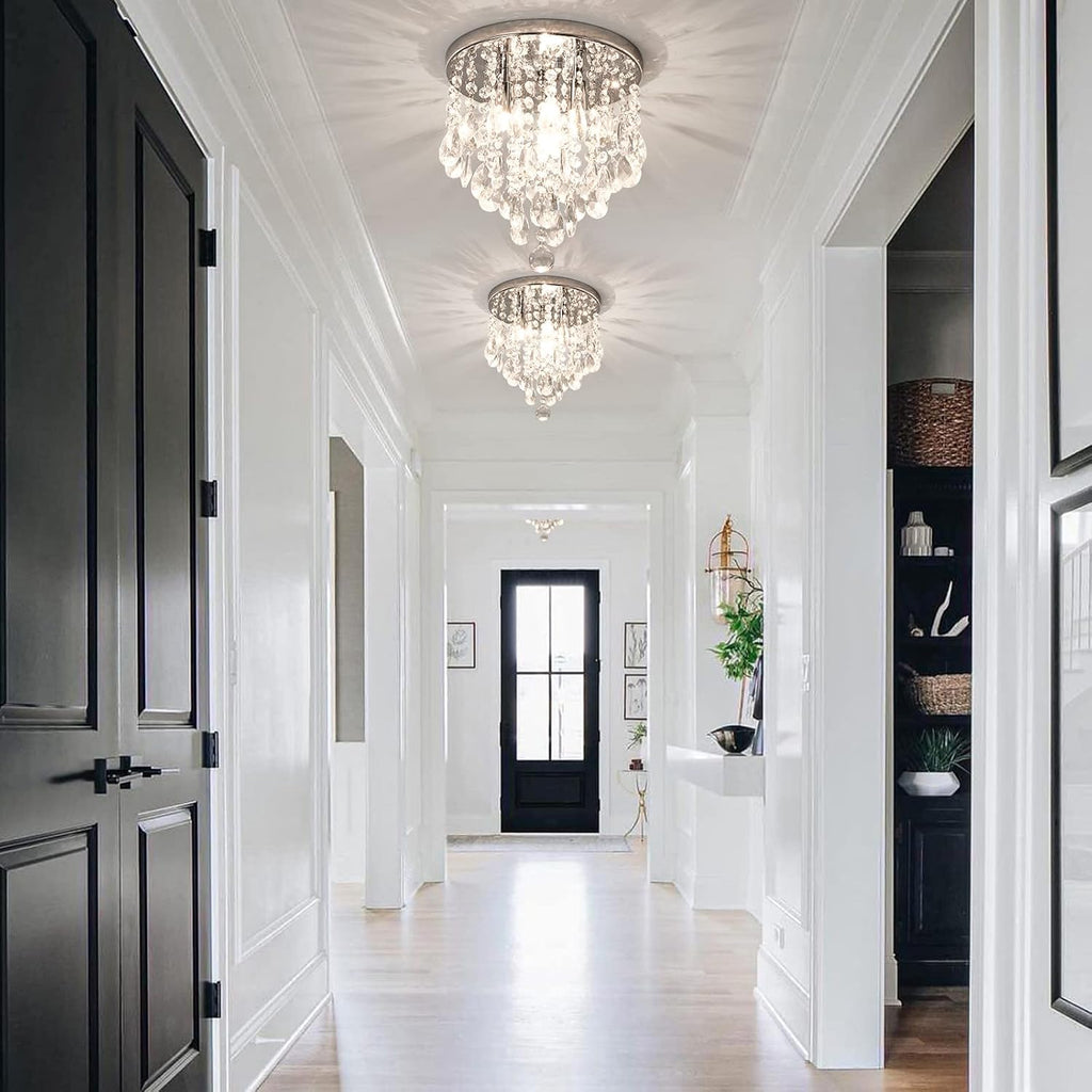 Luxe Glass Chandelier — 3-Light - View 4