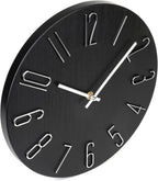 Modern Wood Wall Clock — 12" - View 6