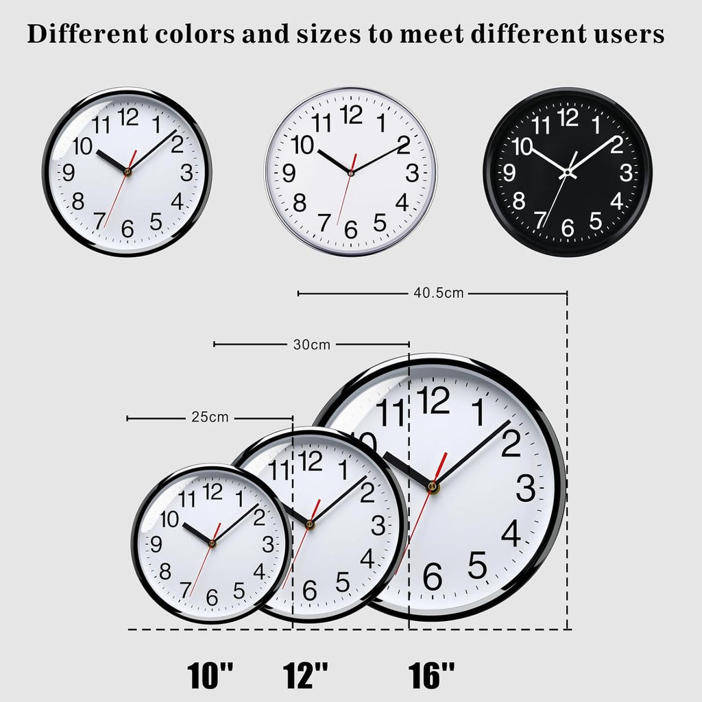 Battery Operated Wall Clock — 16" - View 8