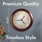 Black Wall Clock - View 5
