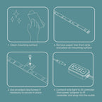 Color Changing Luxe Metal LED Light Strip - View 3