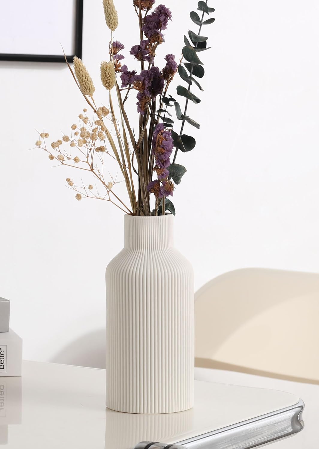 Modern Orange Flower Vase - View 4
