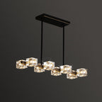 Adjustable Luxe Black Chandelier — 8-Light - View 6