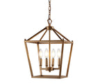 Antique Farmhouse Gold LED Bulb — 4-Light