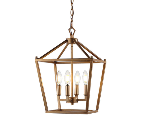 Antique Farmhouse Gold LED Bulb — 4-Light