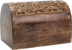 Handcrafted Brown Storage Basket — 6" - View 5