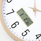 Battery Operated Beige Wall Clock — 12" - View 6
