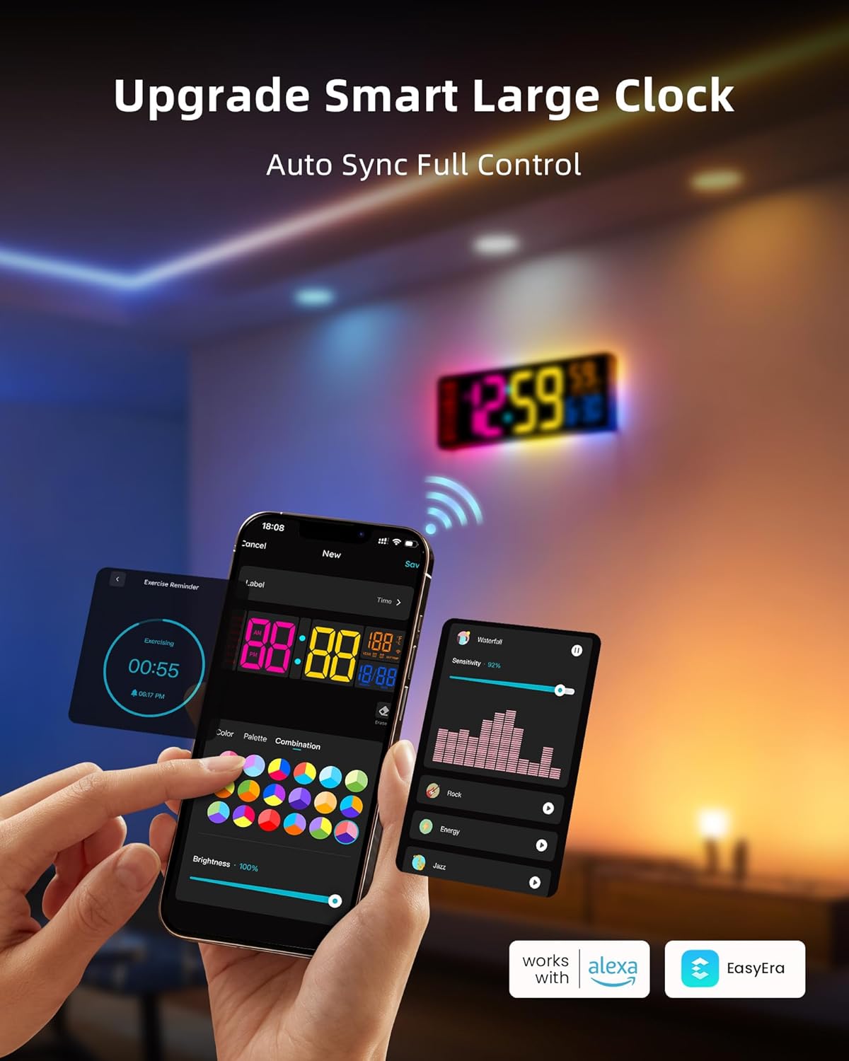 Smart Wall Clock - View 3
