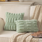 Velvet Boho Fabric Throw Pillow Cover — 24" - View 4