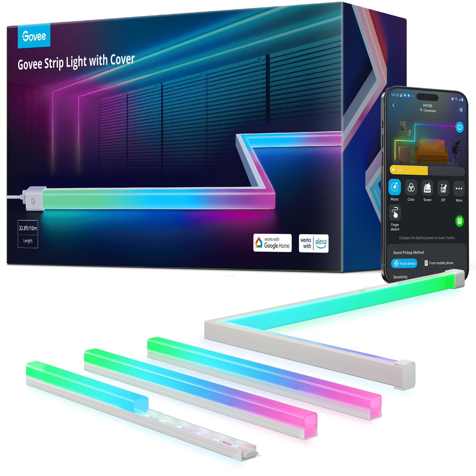 Smart Metal LED Strip Lights