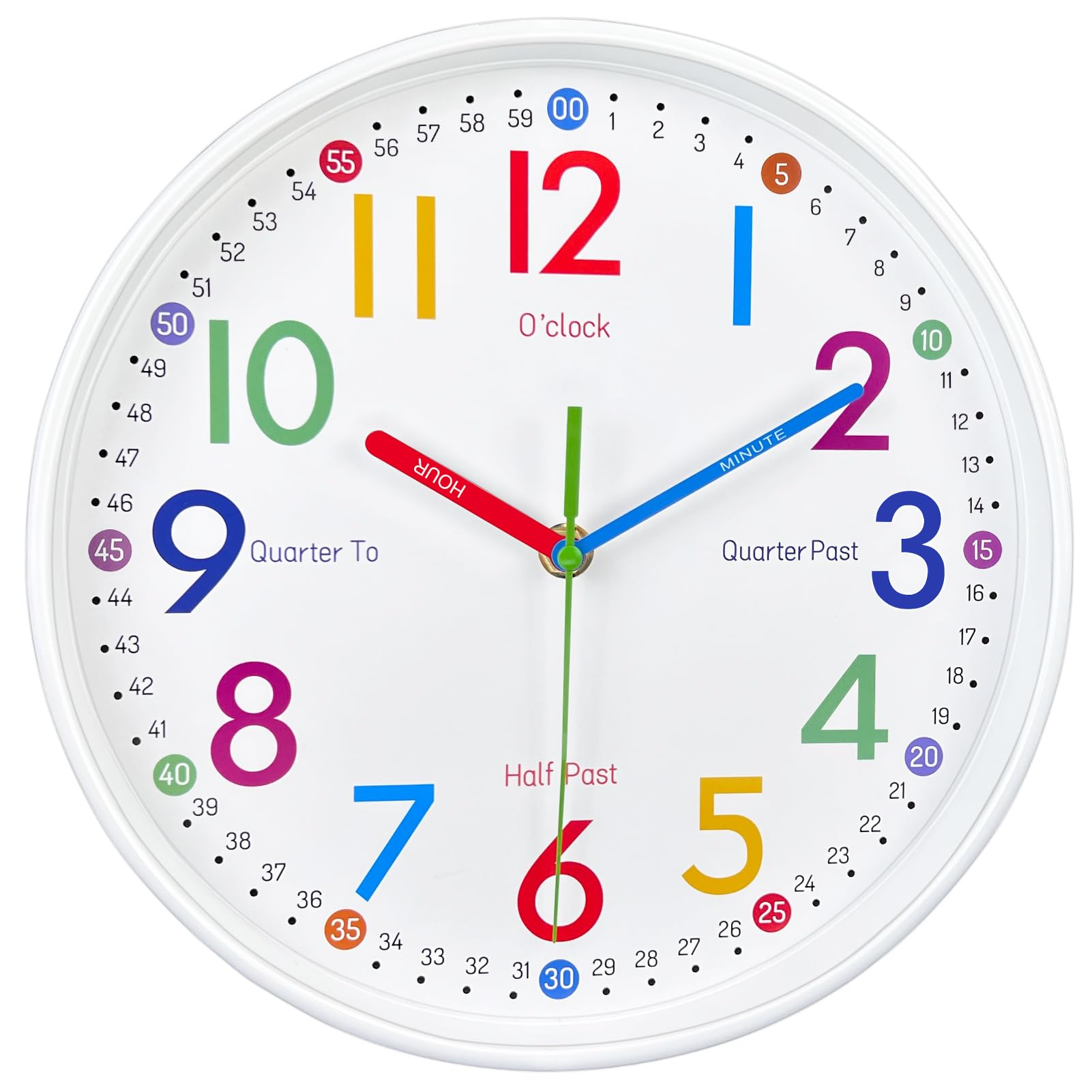 Battery Operated Wall Clock — 8"