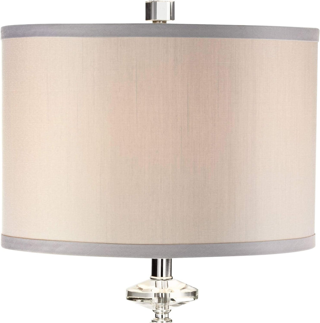 Luxe Grey Table Lamp — 27" - View 7