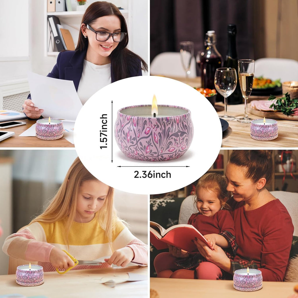 Scented Pink Candle - View 5