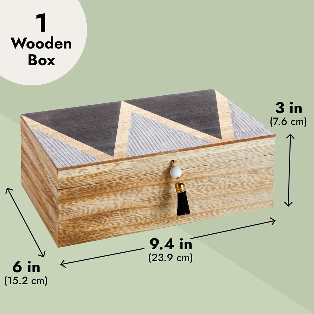 Wood Storage Basket — 5x5 - View 3