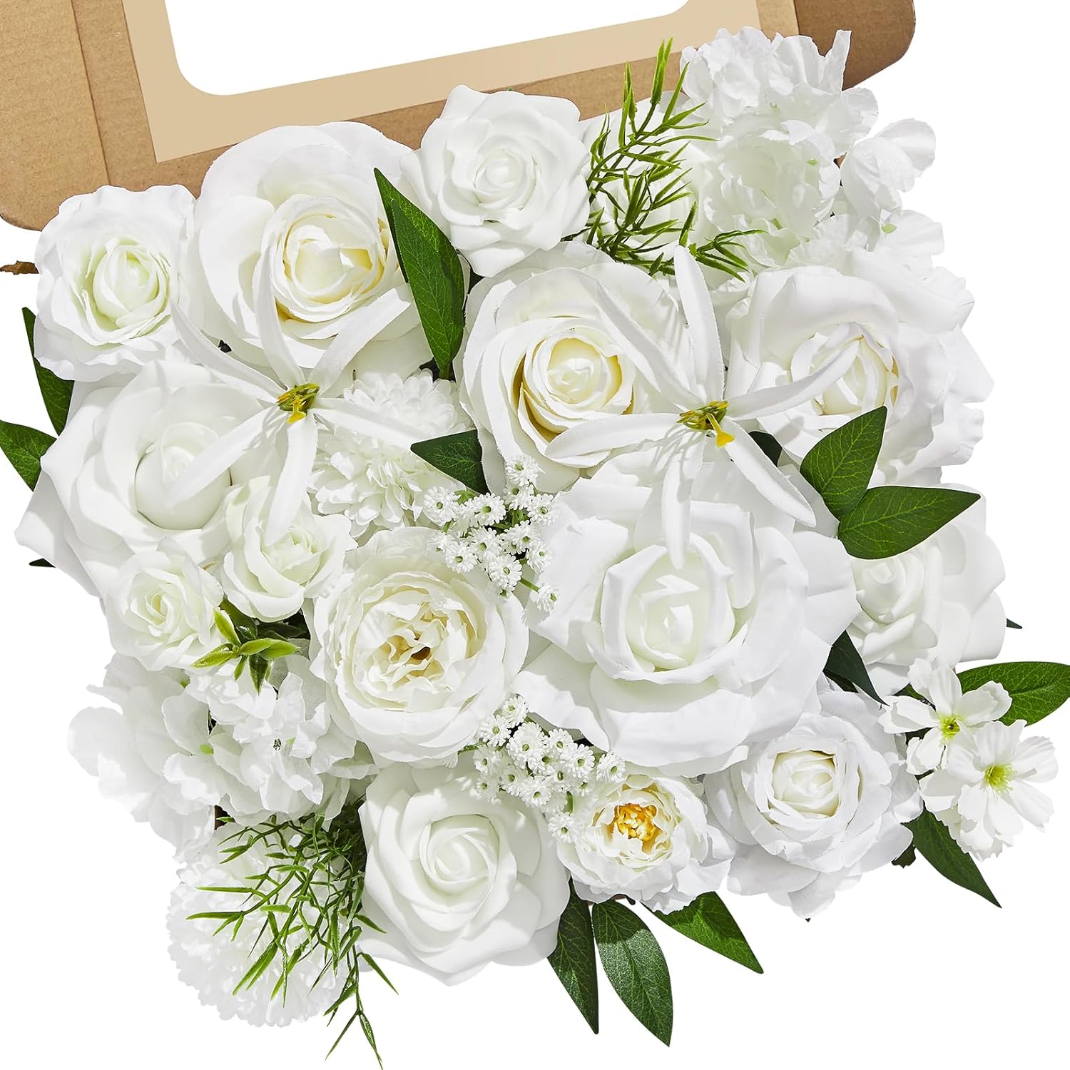 Black Artificial Flowers — A Blooming Bright White