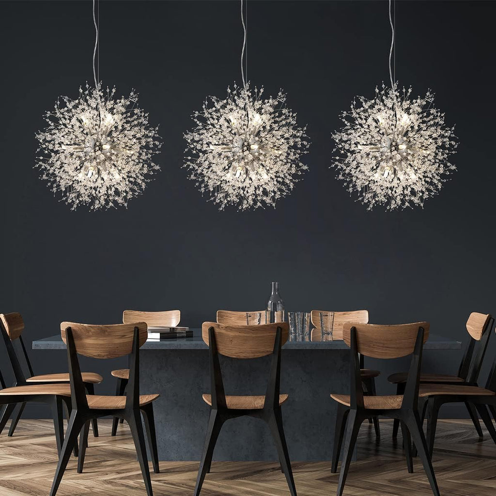 Luxe Metal Chandelier — 12-Light - View 3