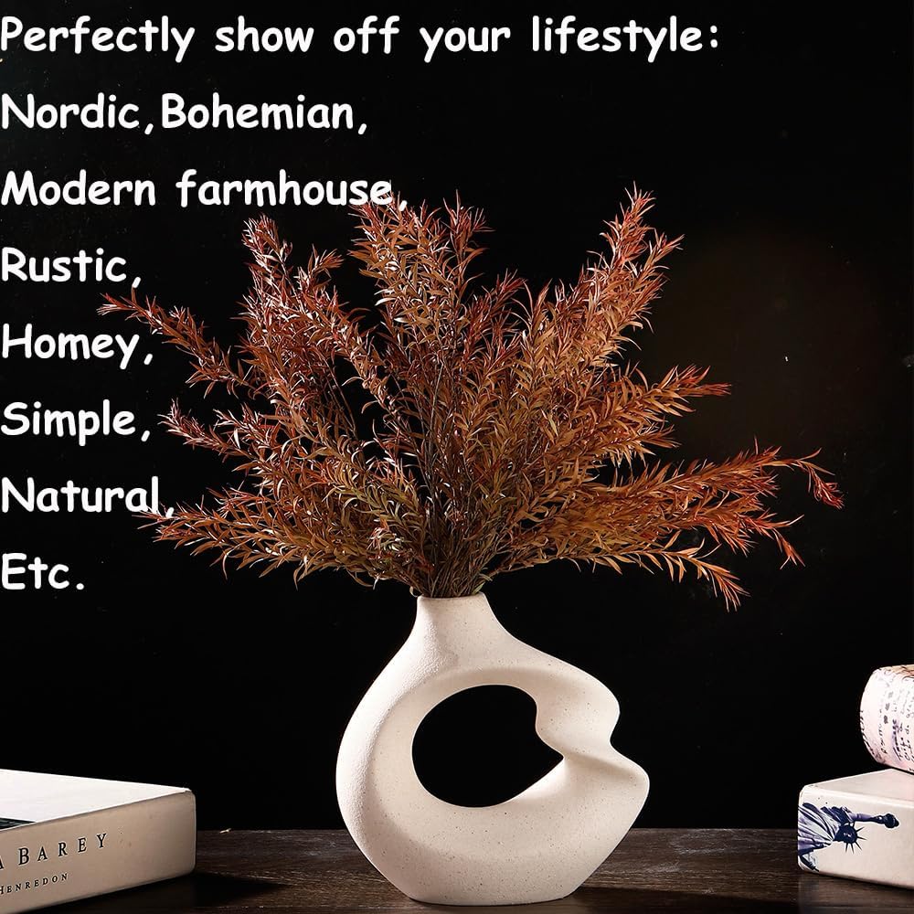 Modern Wood Flower Vase — Set of 2 - View 3