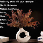 Modern Wood Flower Vase — Set of 2 - View 3