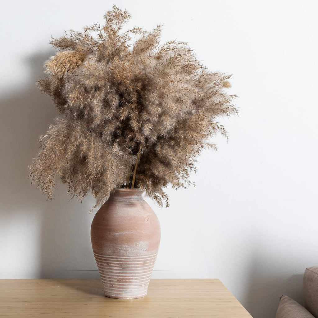 Farmhouse Beige Flower Vase — 2" - View 3