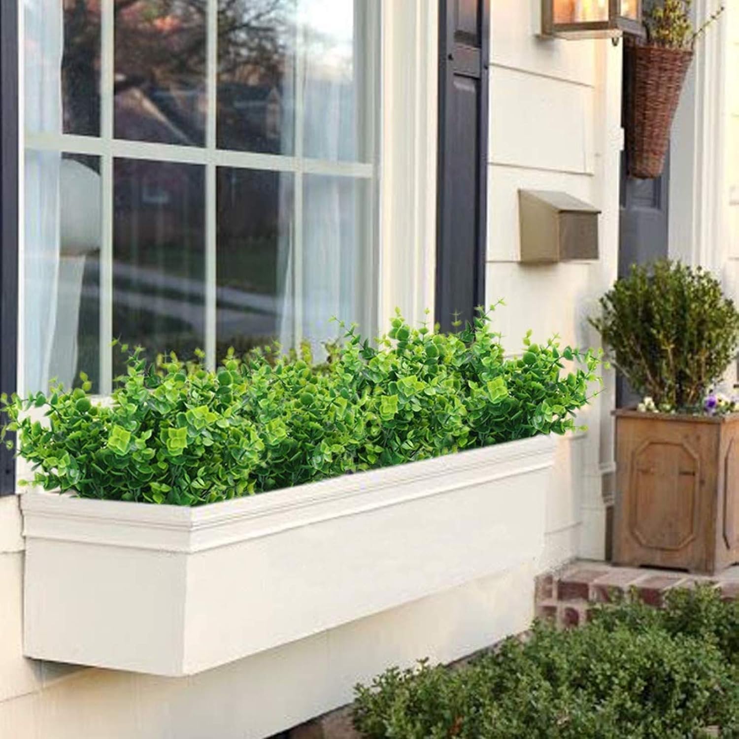 Farmhouse Wood Artificial Plant - View 6