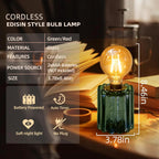 Cordless Brown Table Lamp — Set of 2 - View 6