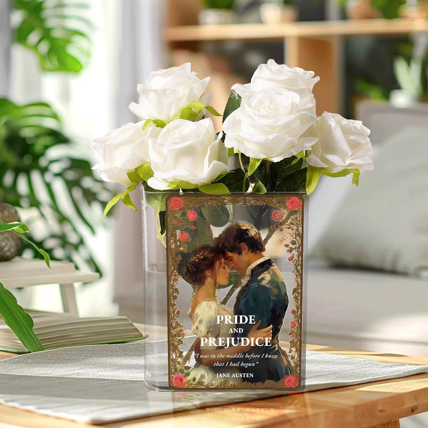 Pink Flower Vase — Pride and Prejudice