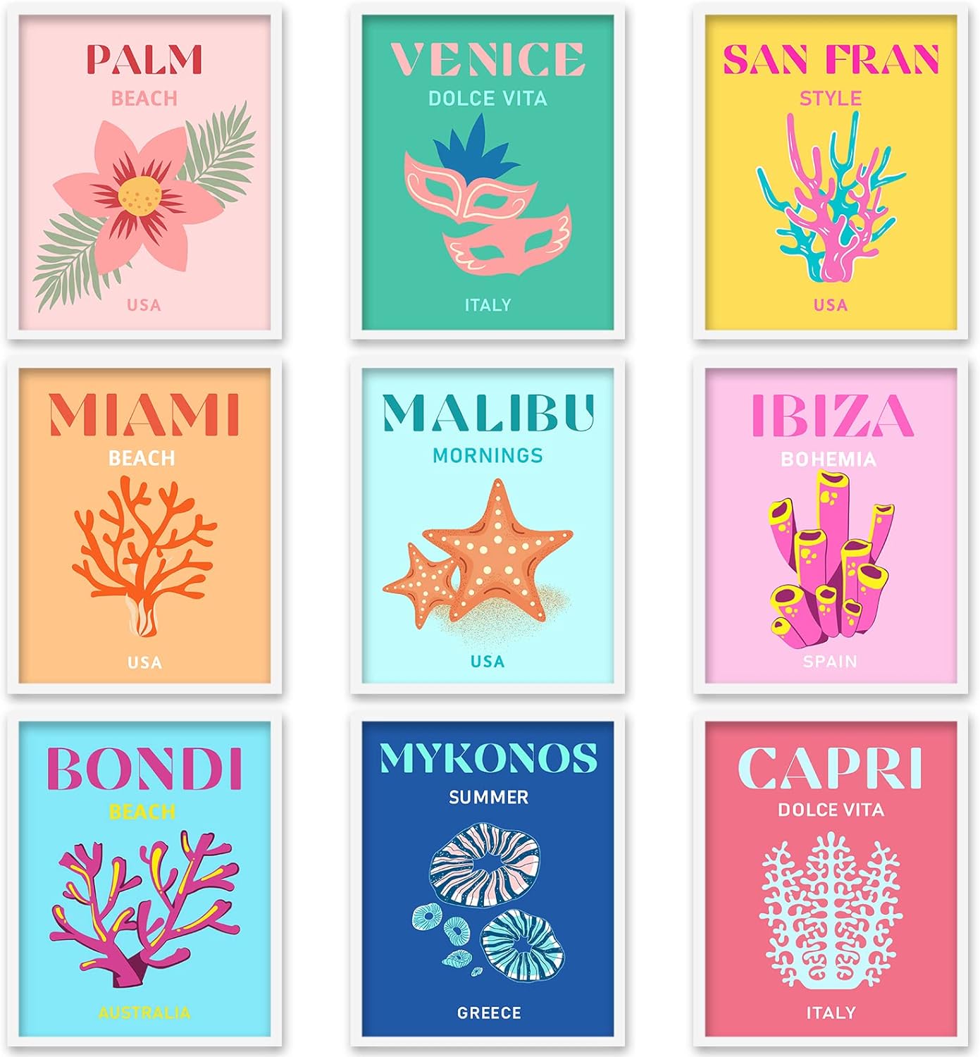 Unframed Fabric Canvas Wall Art — 10" — Paper