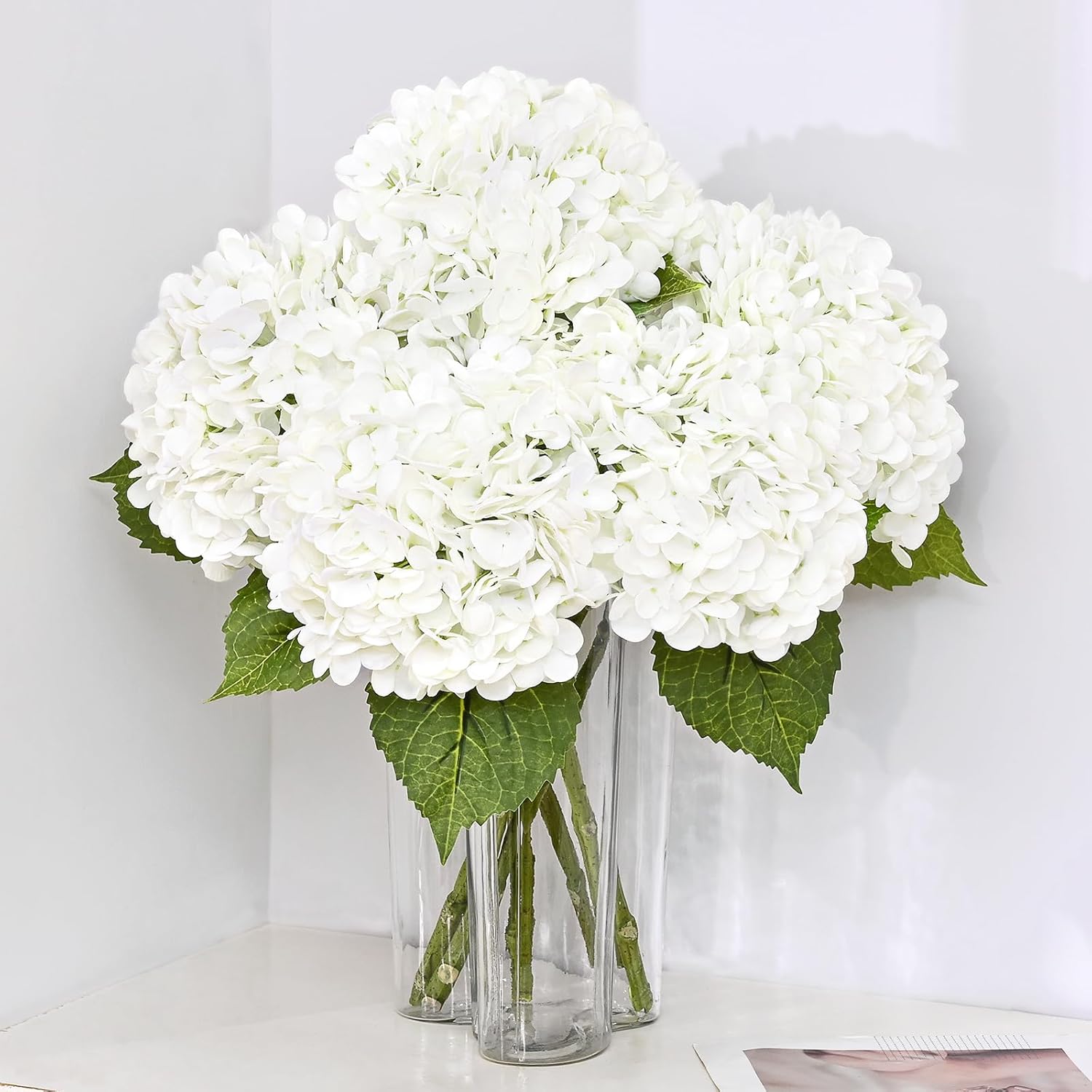 Blue Artificial Flowers — 5Pcs